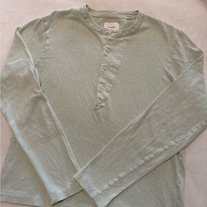 Billy Reid Sage Long Sleeve Henley